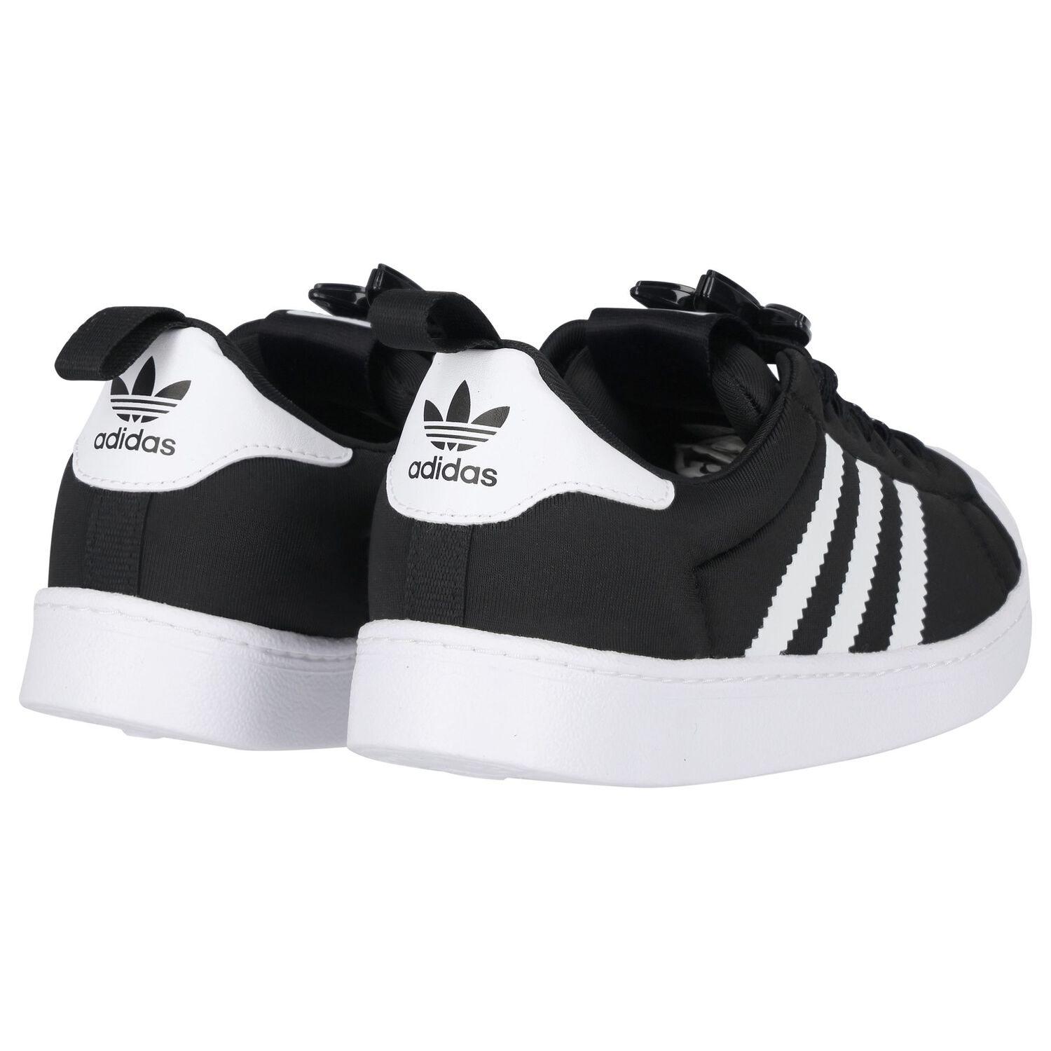 Black & White Comfort Closure Superstar Trainers, 1, hi-res image number null
