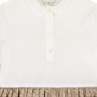 فستان بناتي بشعار FF باللون العاجي والبيج, 1, hi-res