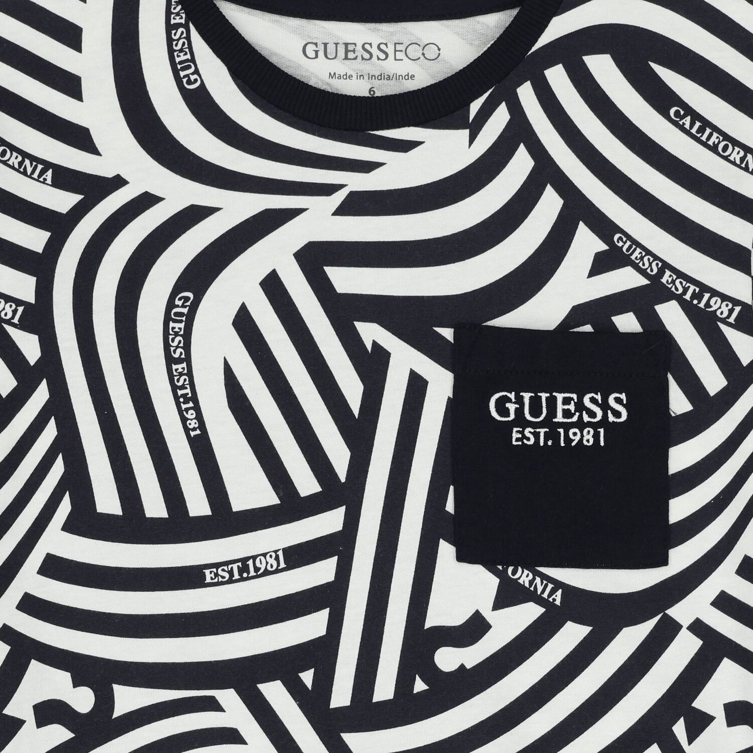 Boys White & Navy Blue Logo T-Shirt, 1, hi-res