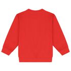 Boys Red Logo Sweatshirt, 1, hi-res