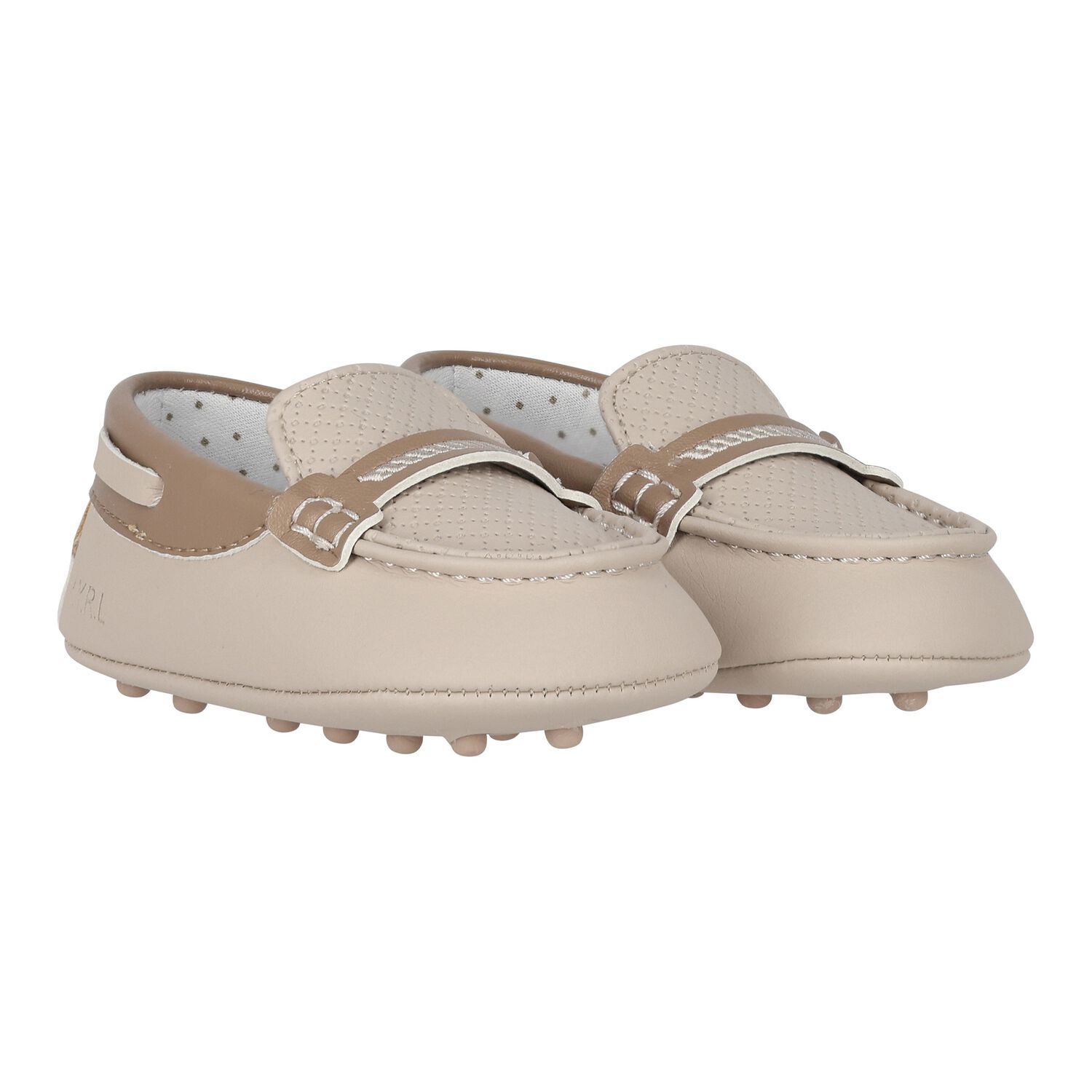 Baby Boys Beige Moccasins, 1, hi-res image number null