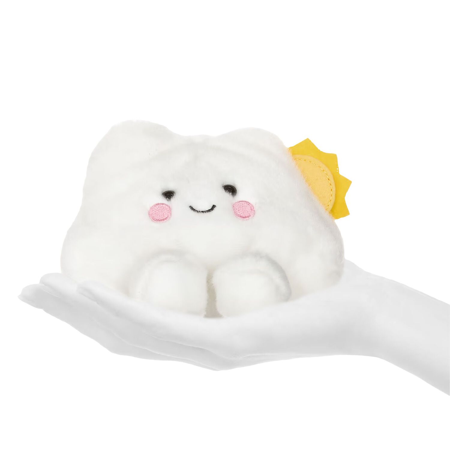 Girls Palm Pals White Summer Cloud Soft Toy (13CM), 1, hi-res