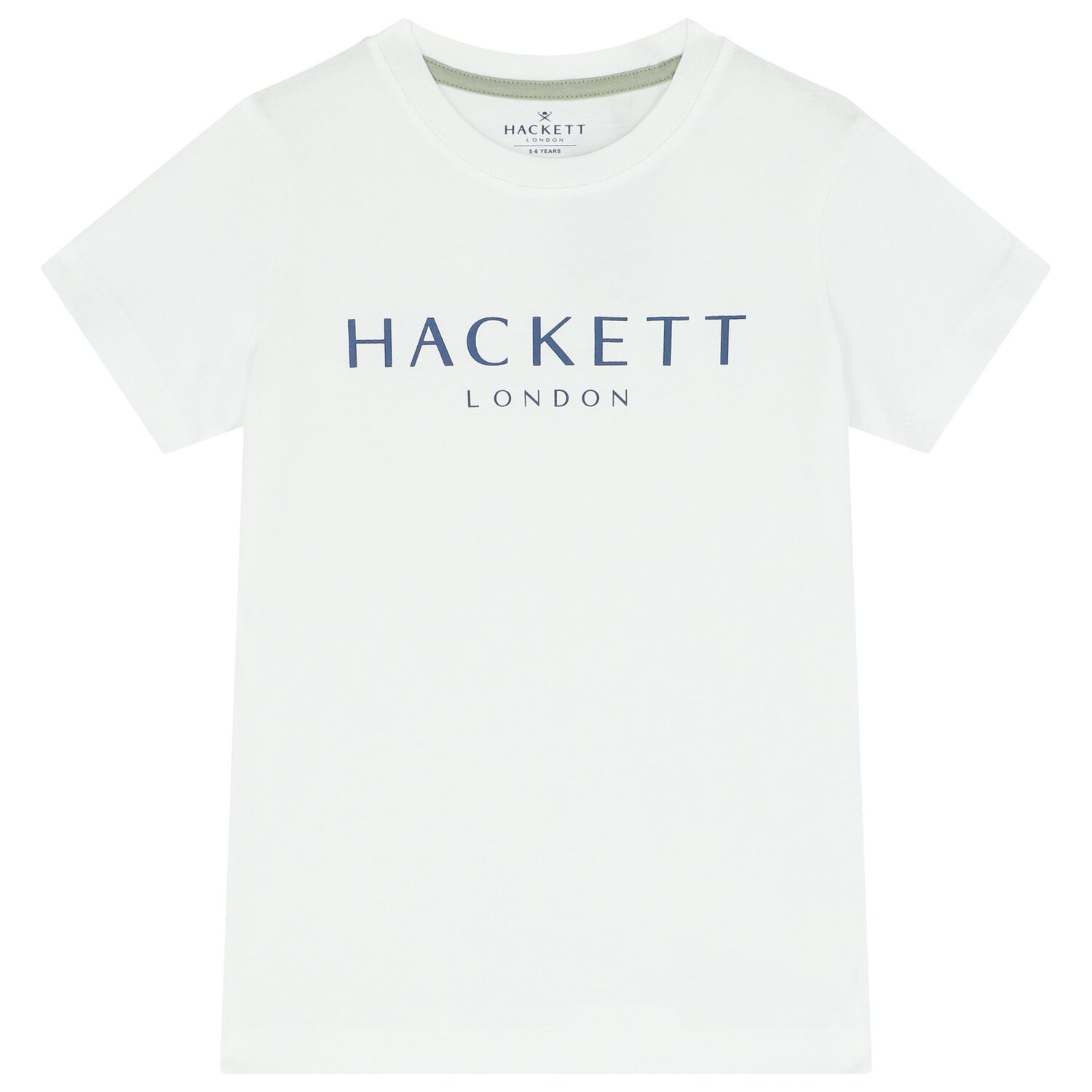 تيشيرت اولاد بالشعار باللون الابيض , 4, hi-res