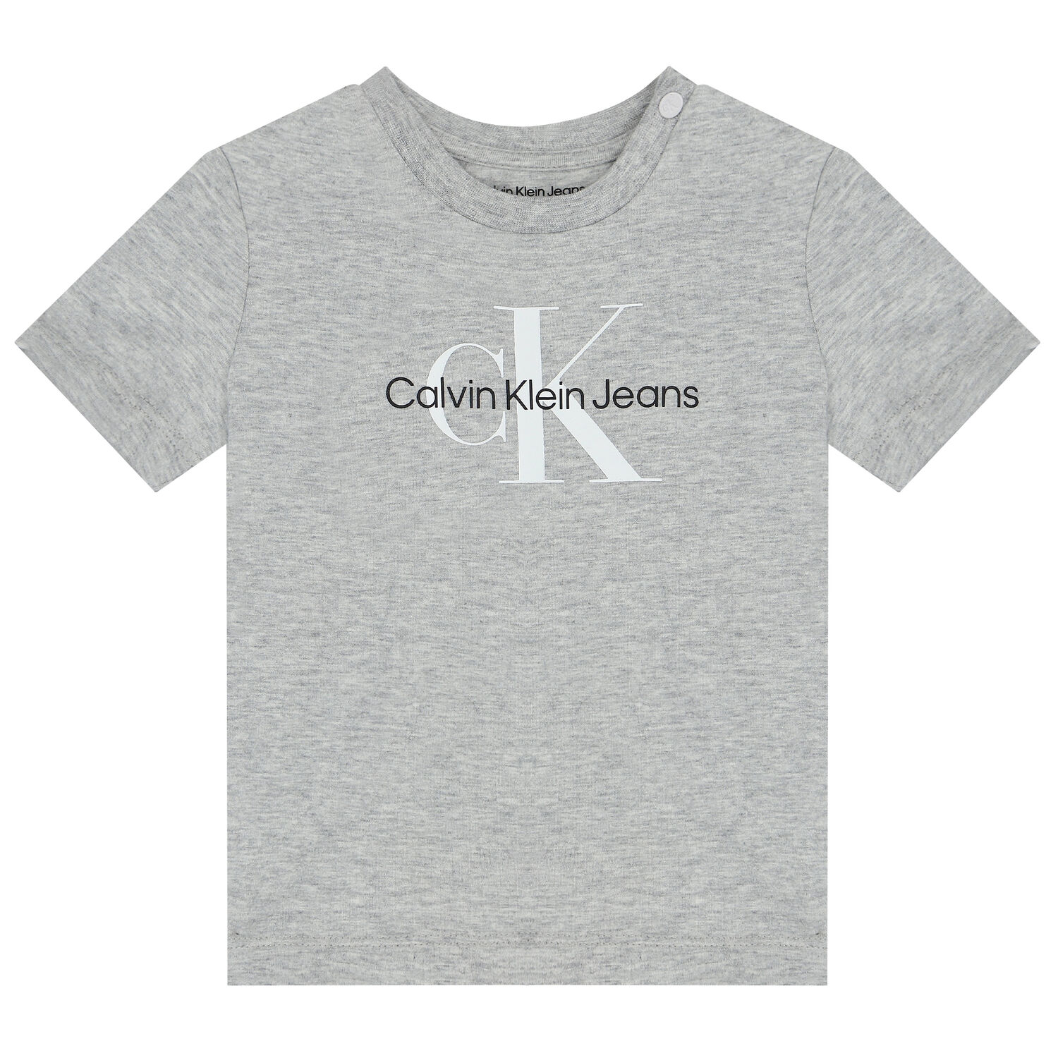 Younger Boys Grey Logo T-Shirt, 3, hi-res image number null