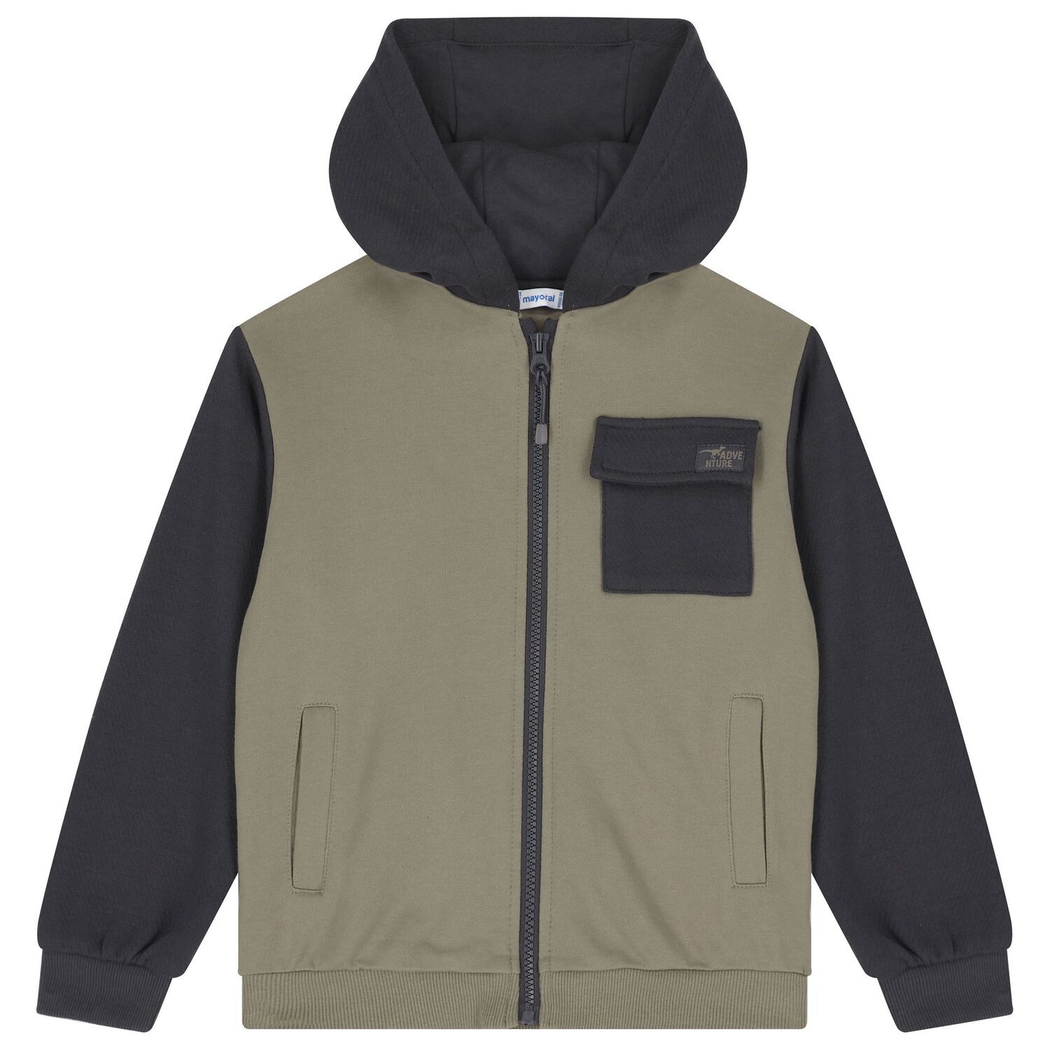 طقم بدله رياضيه للاولاد باللون الاخضر والرمادى ( 3 قطع ) , 1, hi-res