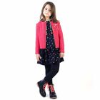 فستان بطبعة باللون الكحلي, 1, hi-res