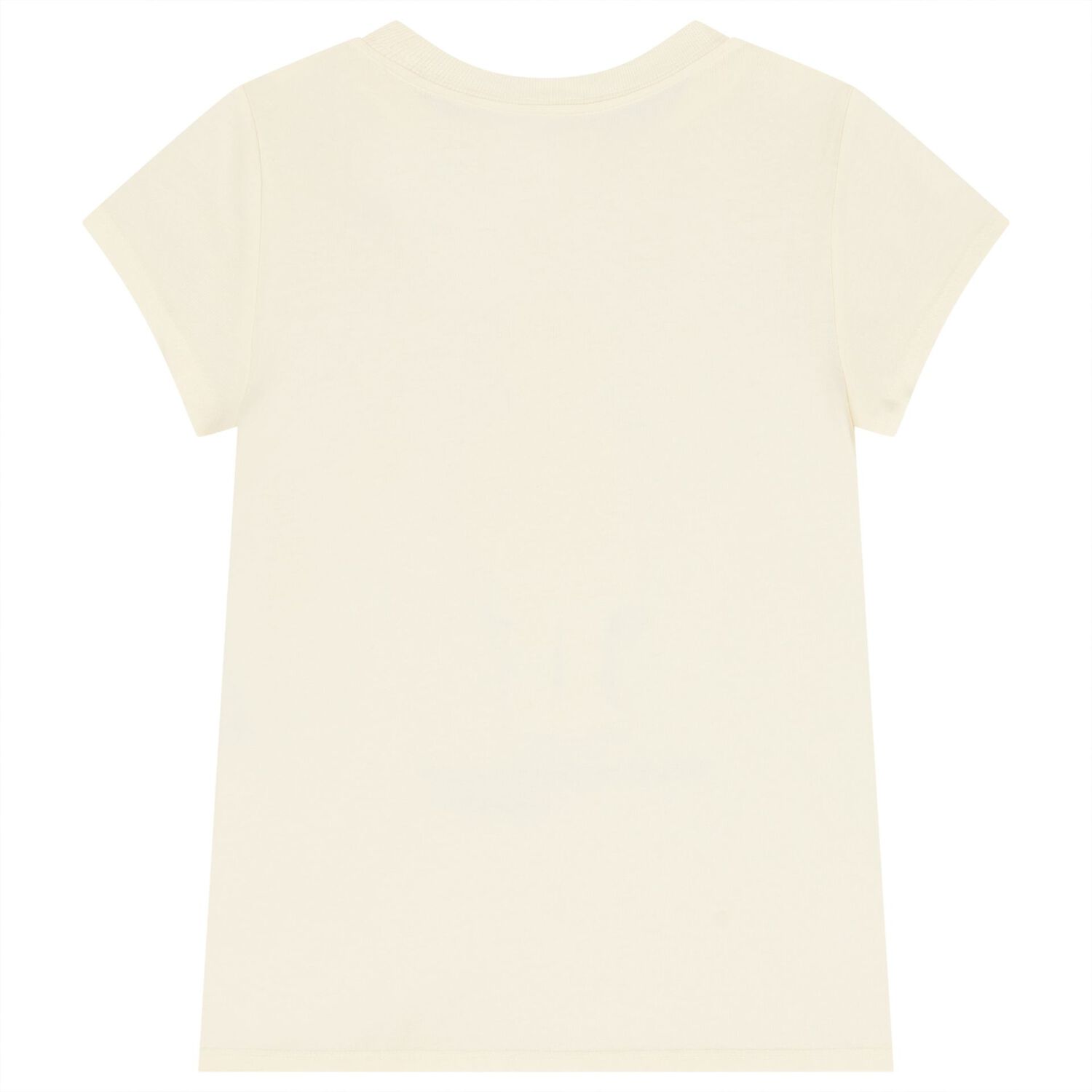 تيشيرت للبنات بولو بير باللون العاجي, 1, hi-res