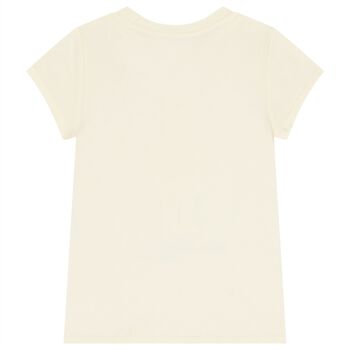 Girls Ivory Polo Bear T-Shirt