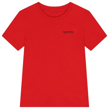 Boys Red Logo T-Shirt