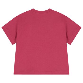 Girls Pink Logo T-Shirt