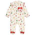 Baby Girls Ivory Babygrow Set, 1, hi-res