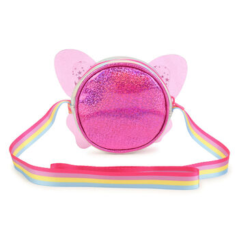 Girls Pink Butterfly Handbag (13cm)