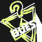 توب أولاد بأكمام بالشعار باللون الأسود, 1, hi-res