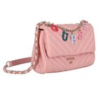 Girls Pink Logo Handbag, 3, hi-res