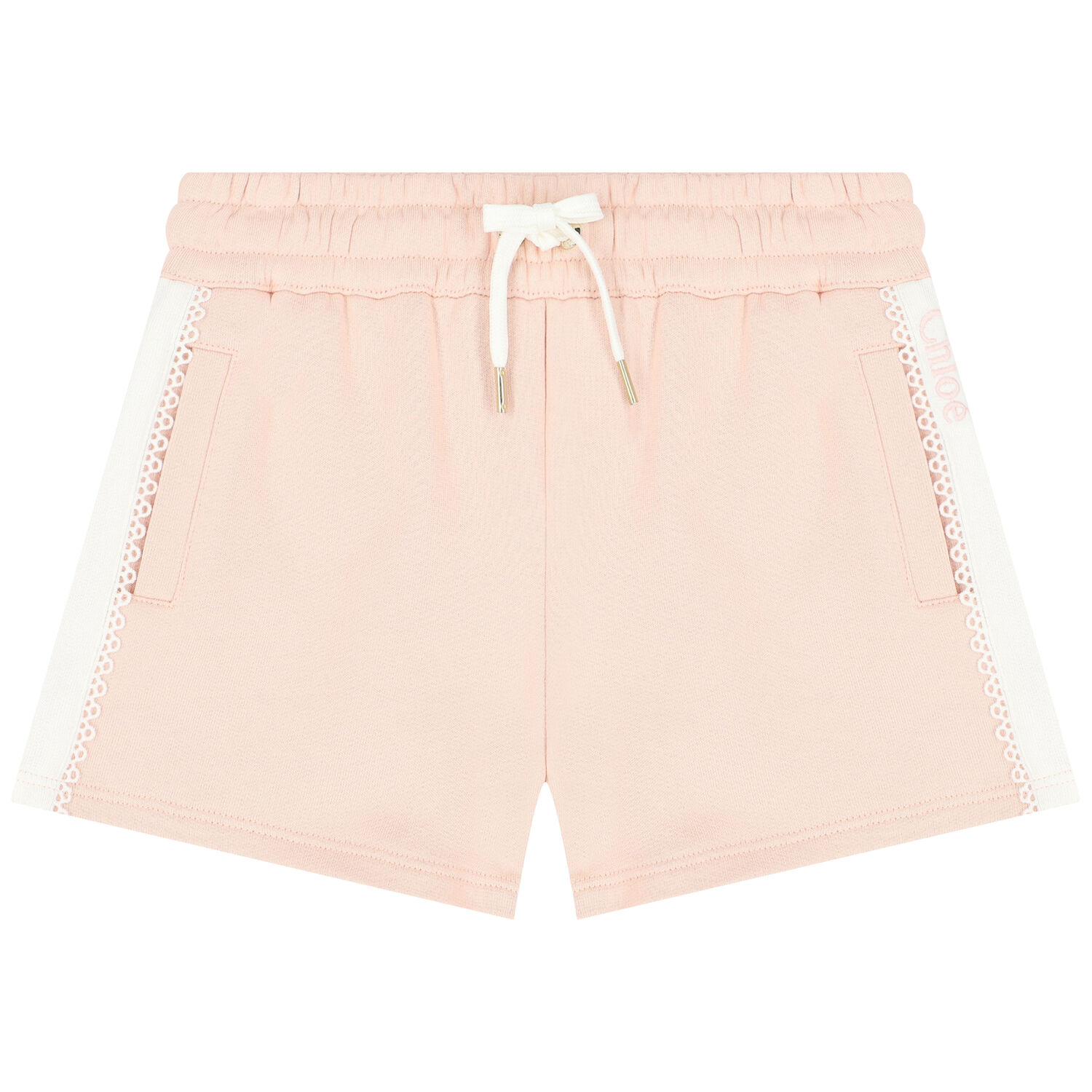 Girls Pink Logo Shorts, 2, hi-res image number null