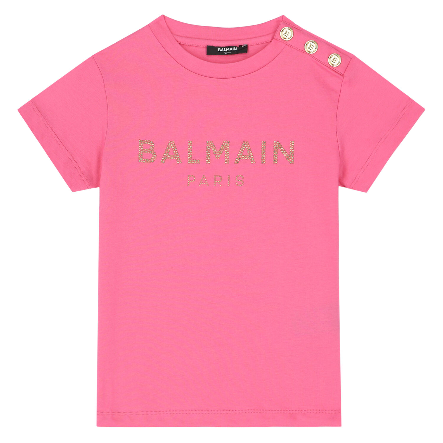 Girls Pink Logo T-Shirt, 2, hi-res