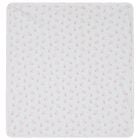 Baby Girls White & Pink Teddy Bear Reversible Blanket, 1, hi-res