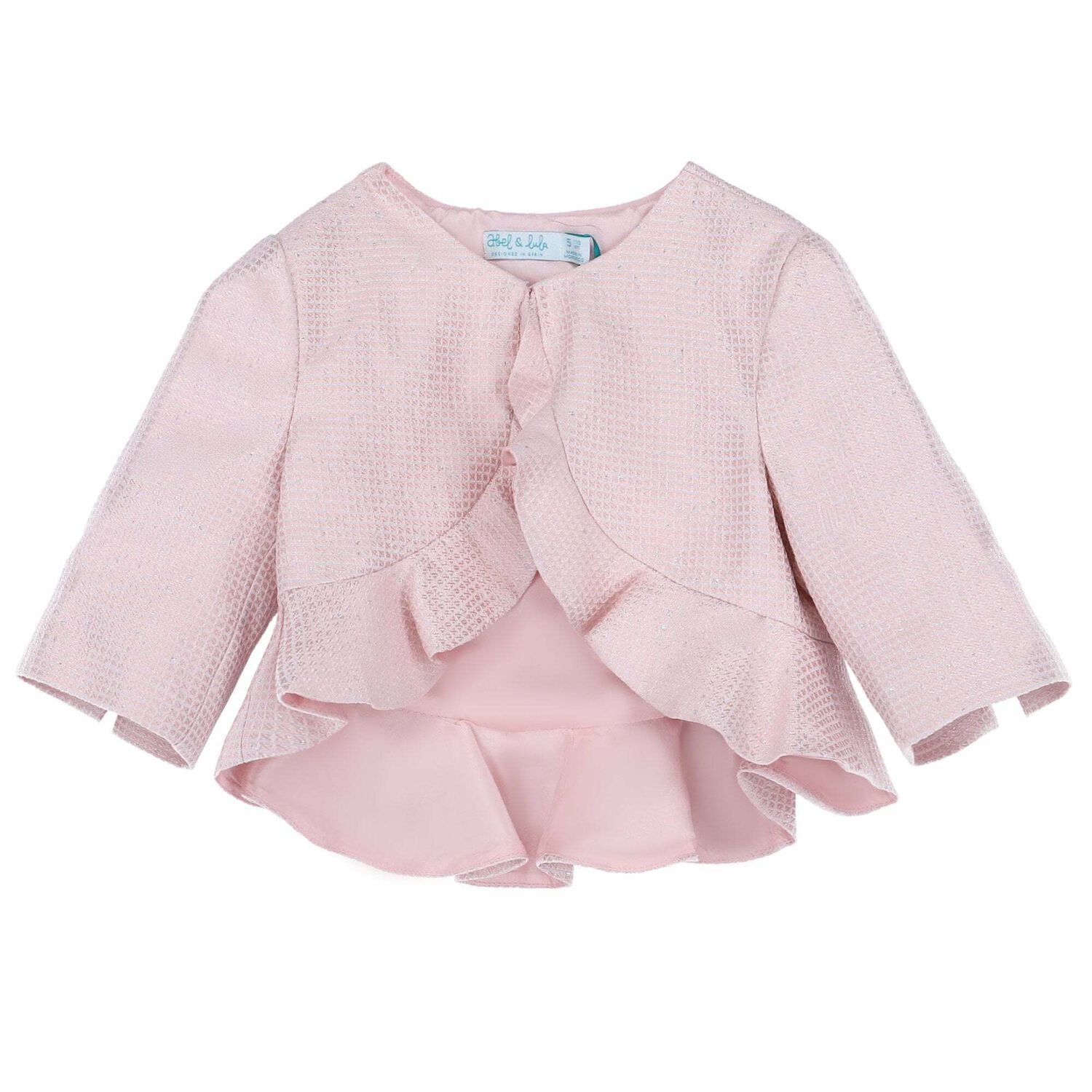 Girls Pink Shimmer Jacket, 1, hi-res image number null