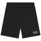 Boys Beige & Black Logo Shorts Set, 5, hi-res