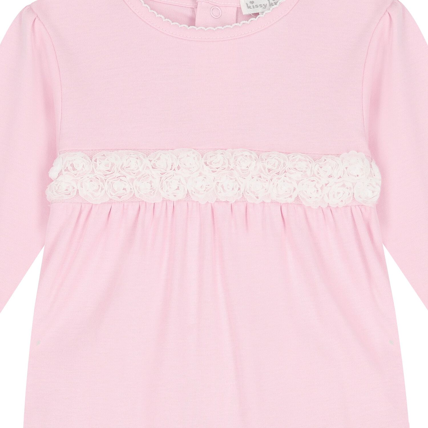 أفرول بنات بطبعة الزهور باللون الأبيض, 1, hi-res image number null