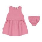 Baby Girls Pink Dress Set, 1, hi-res