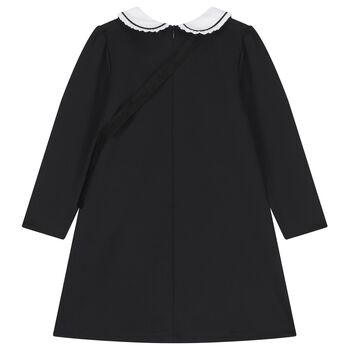 مجموعة فستان بناتي أسود