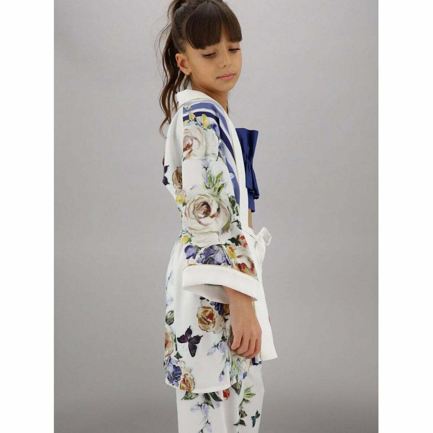 Girls Floral Kimono Jacket, 1, hi-res image number null