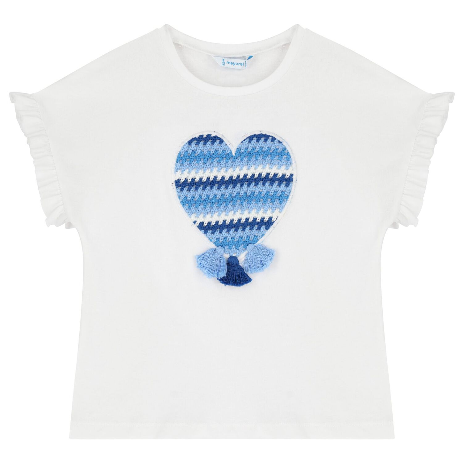 Girls White & Blue Zigzag Leggings Set, 3, hi-res image number null