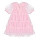 Baby Girls Pink Sequin Tulle Dress Set, 1, hi-res
