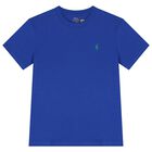 Boys Blue Logo T-Shirt, 1, hi-res