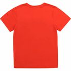 Boys Orange Logo T-Shirt, 1, hi-res