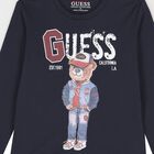 بلوزة أولاد بأكمام طويلة على شكل دب أزرق داكن, 4, hi-res