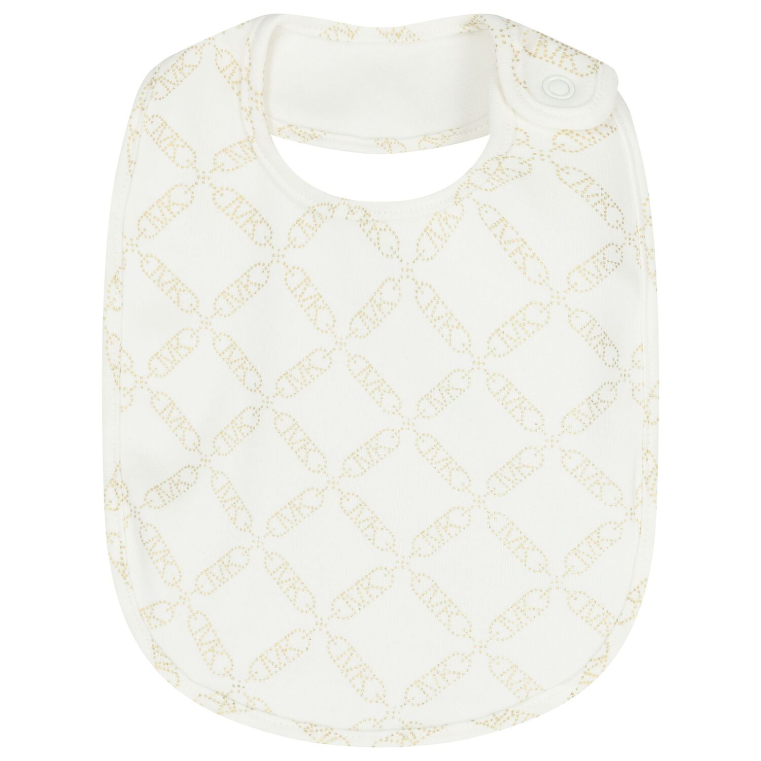 طقم هدايا ملابس أطفال بناتي باللون العاجي والذهبي, 1, hi-res