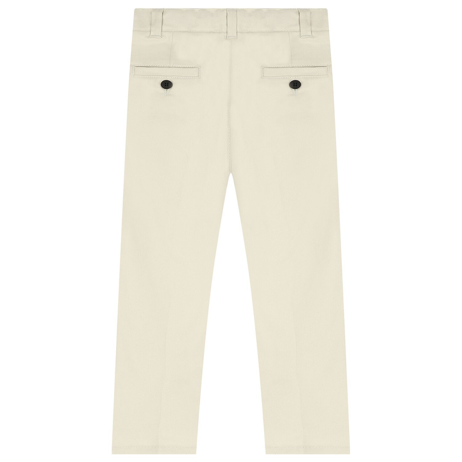 Boys Mini Me Beige Trousers, 1, hi-res