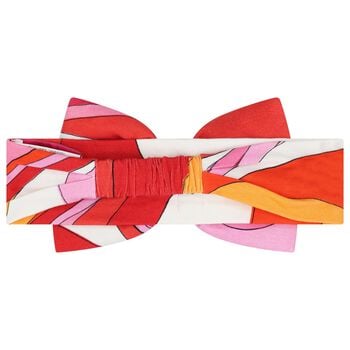 Baby Girls Red & Pink Bow Headband