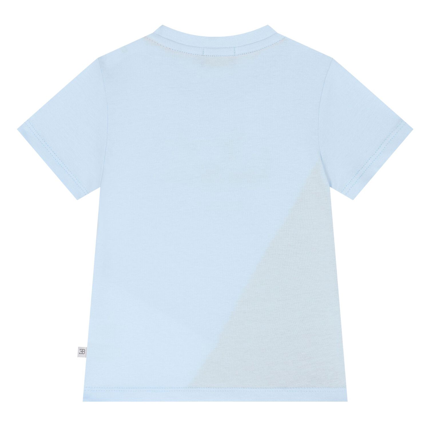 Younger Boys Blue Logo T-Shirt, 2, hi-res