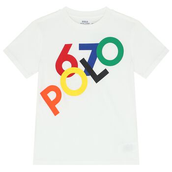 Boys White Logo T-Shirt