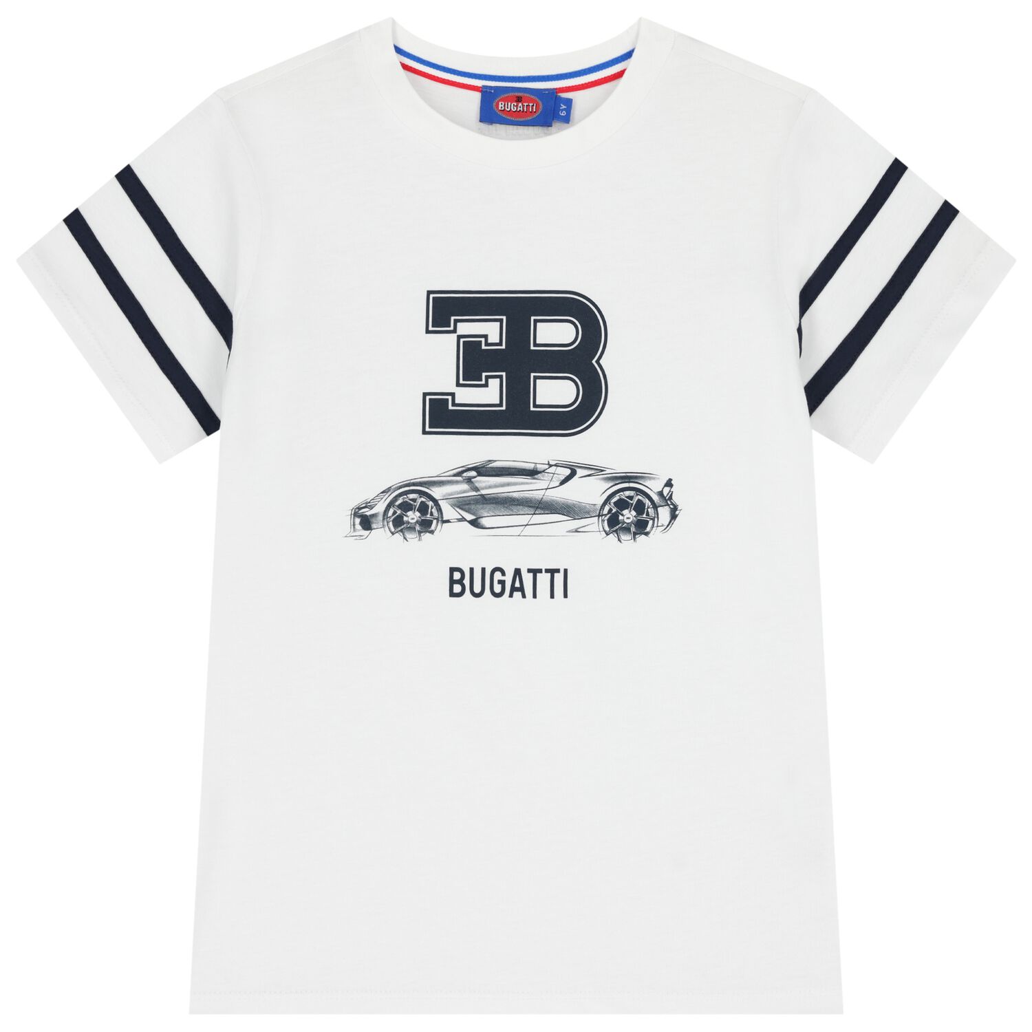 Boys White Logo T-Shirt, 1, hi-res