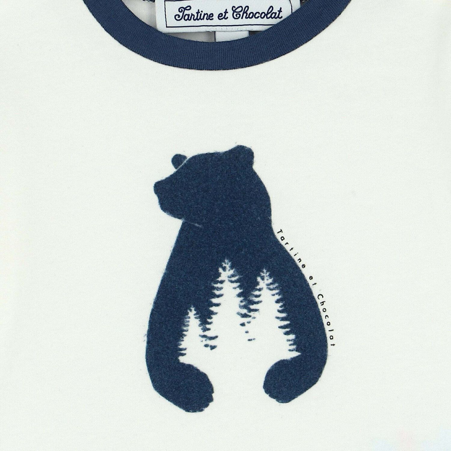 توب باكمام مطبع باللون الابيض, 1, hi-res