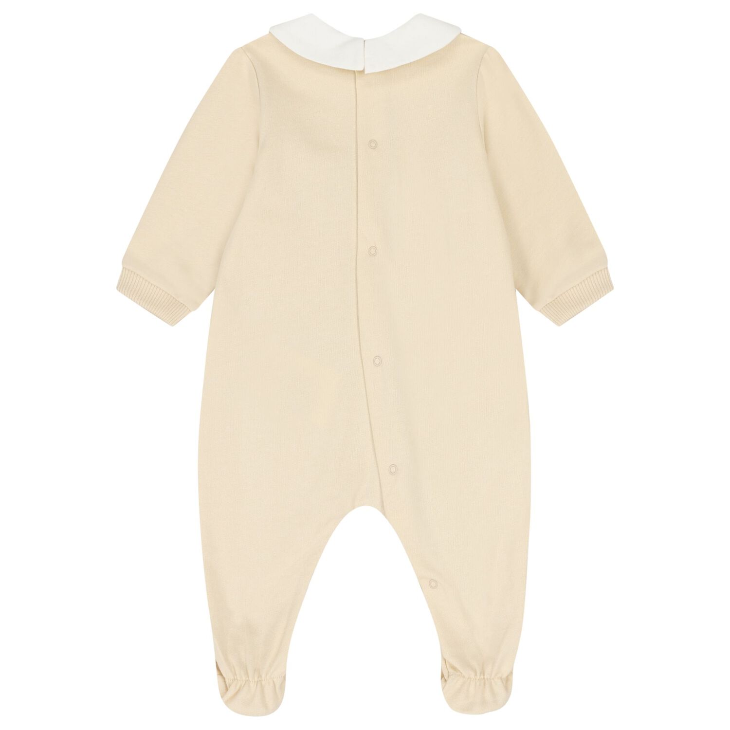 Beige & White Teddy Bear Logo Babygrow Gift Set, 2, hi-res