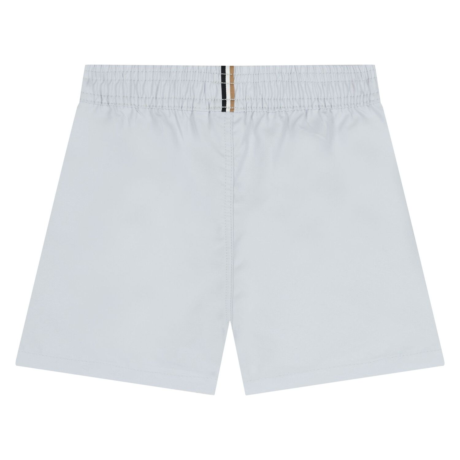 Younger Boys Blue Logo Swim Shorts, 2, hi-res