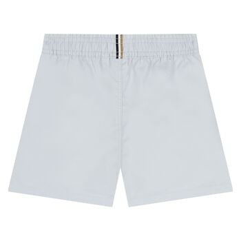 Younger Boys Blue Logo Swim Shorts