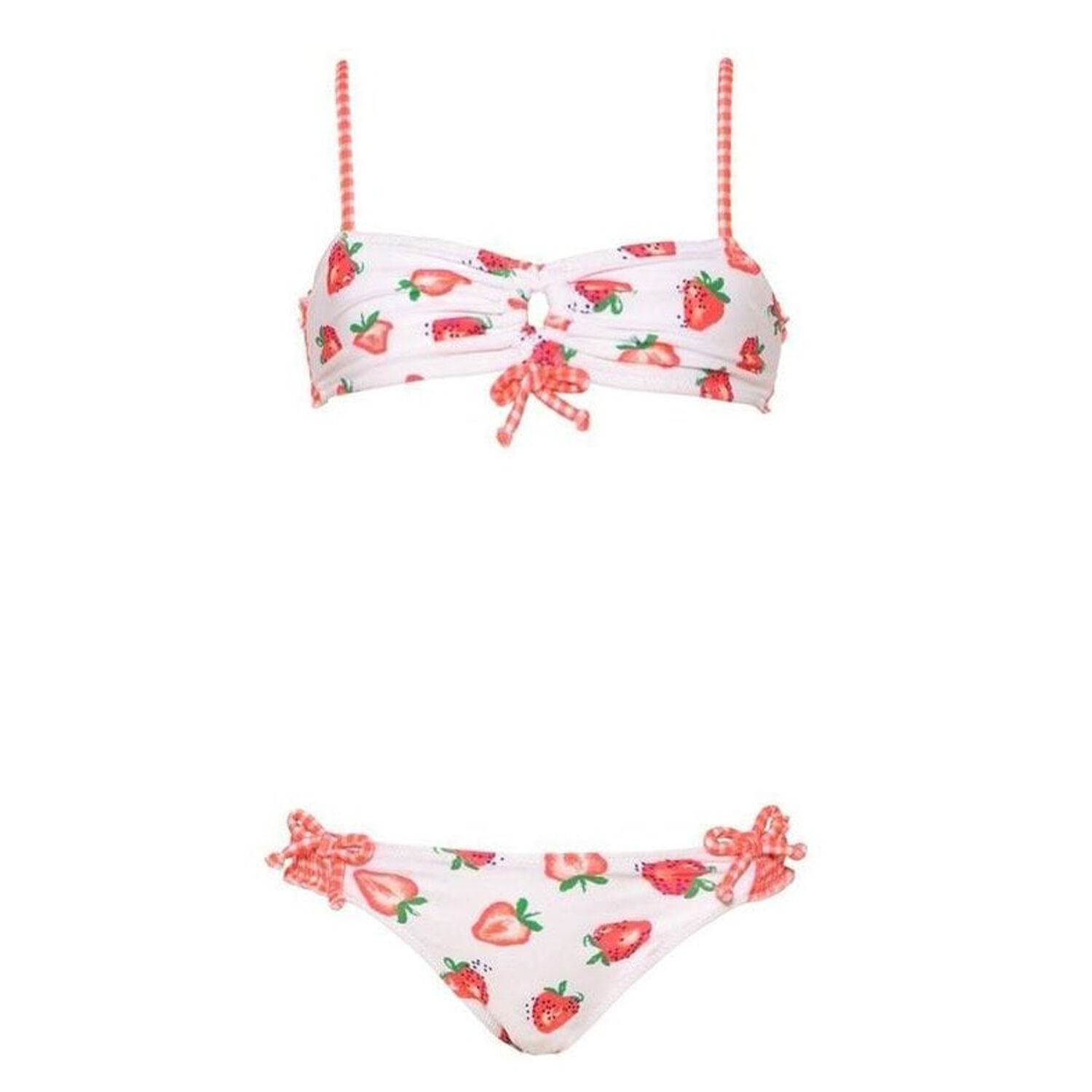 بكيني بطبعة الفراولة باللون الابيض, 1, hi-res image number null