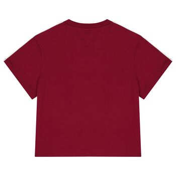 Boys Burgundy Logo T-Shirt