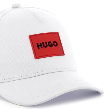 Boys White Logo Cap