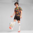 Boys Black Logo Shorts, 1, hi-res