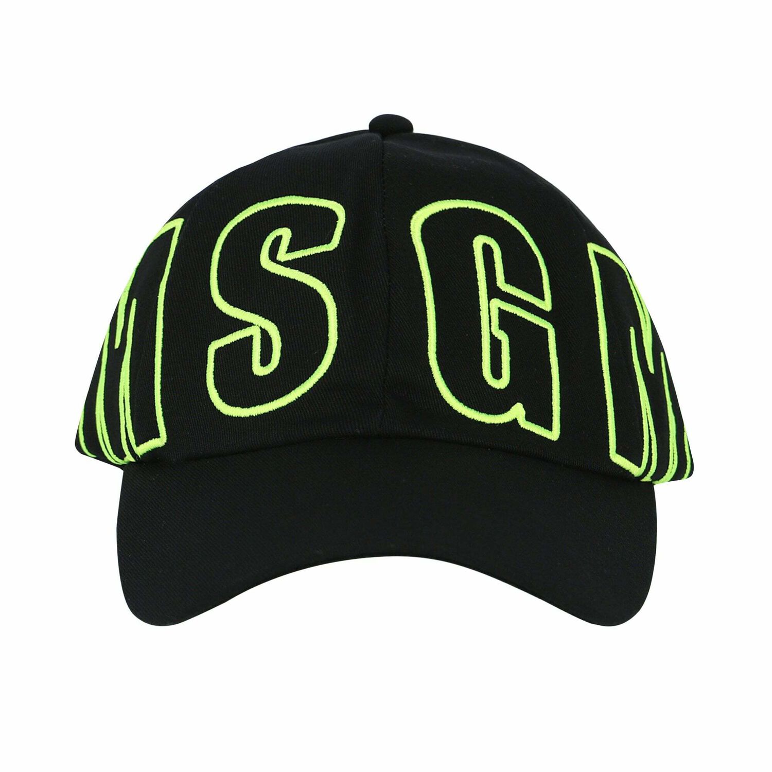 Black & Neon Green Logo Cap, 2, hi-res