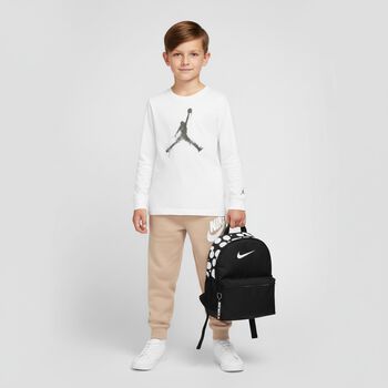 Boys White Jordan Logo Long Sleeve Top