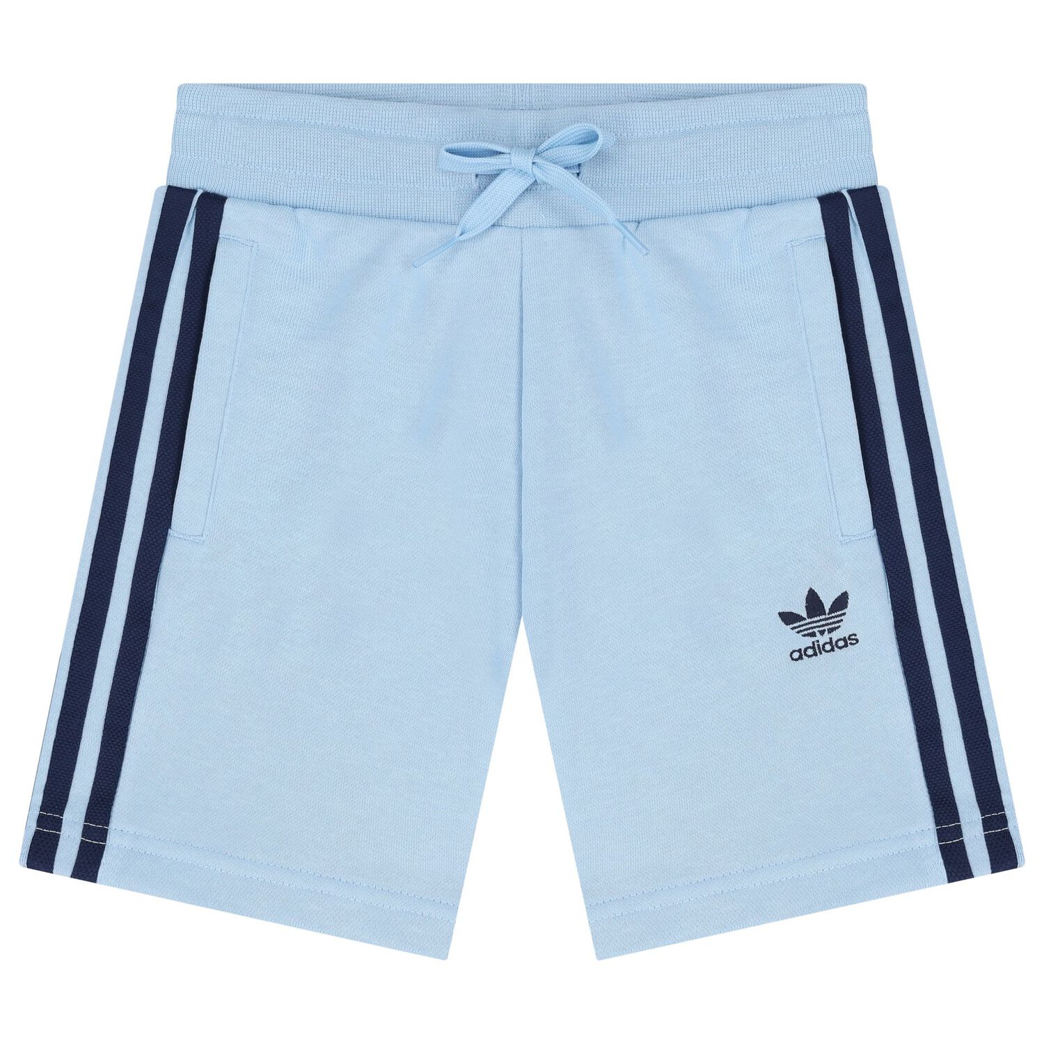 Boys Blue Logo Shorts Set, 1, hi-res