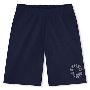 Navy Blue Logo Shorts
